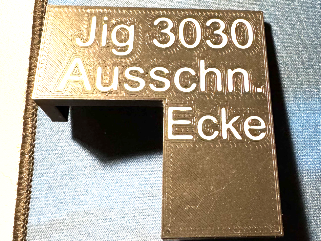 Jig 3030 Auschnitt Ecke
