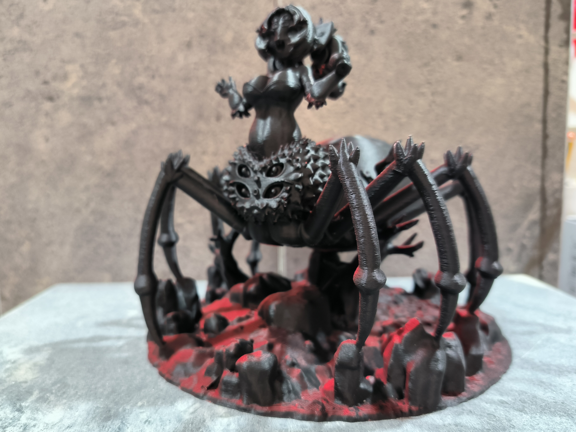 Anime Spidergirl Diorama