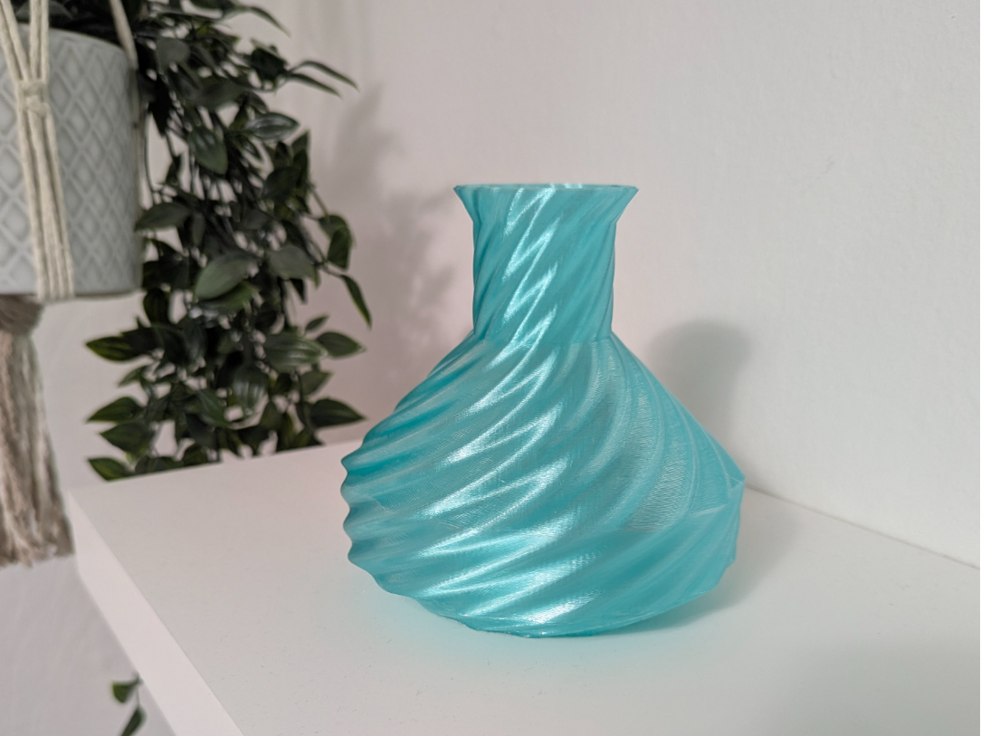 Schöne Design Spiralvase
