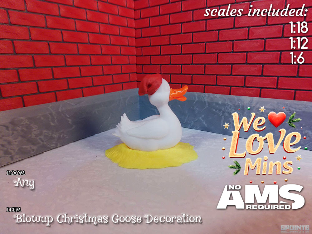 WLM - Christmas Goose Blowup Decoration