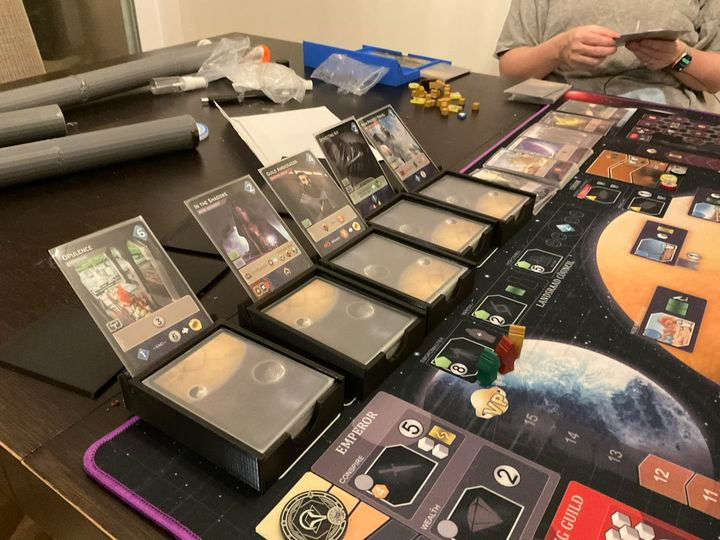 Drafting Card box display for Dune Clank andMore