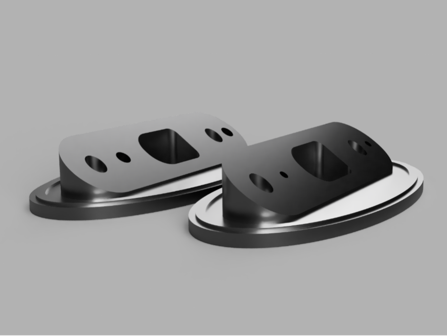 Simpli Safe 55 degree doorbell camera mount.