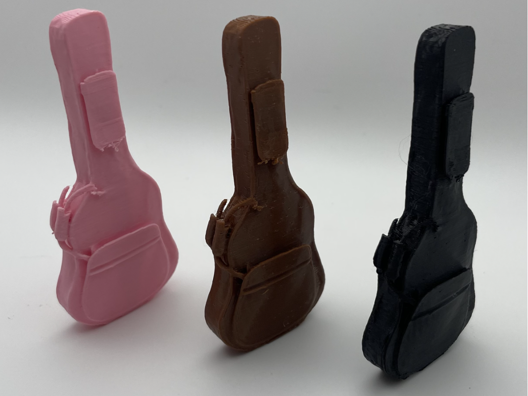 Guitar Bag 1:12 3D Model – FBX, STL, OBJ, 3MF