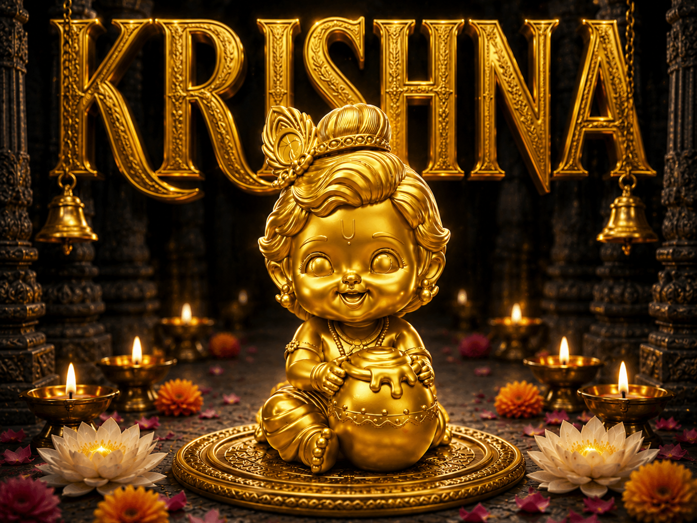 KRISHNA - Golden Bliss Incarnate