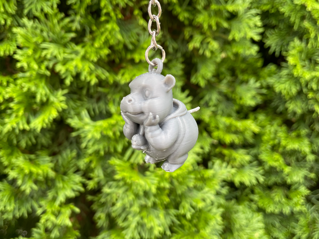 Sweet Hippo 3DKeychain no ams