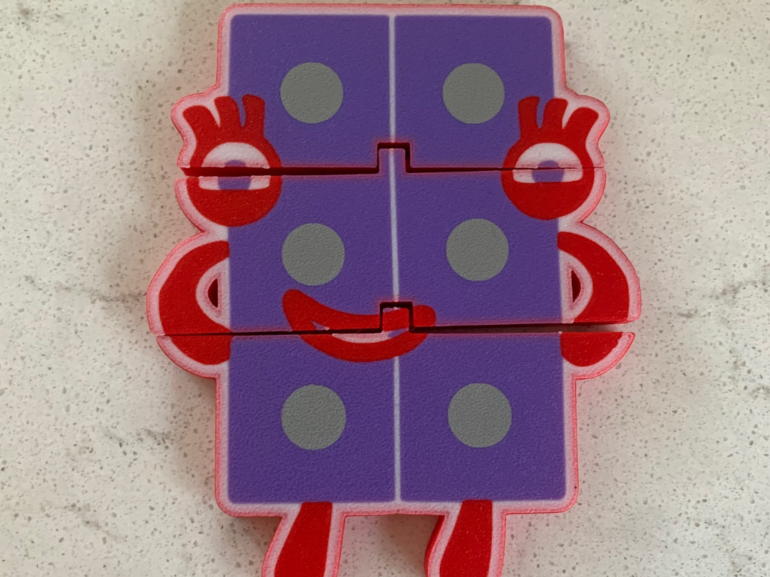 Numberblock 6 Flexi