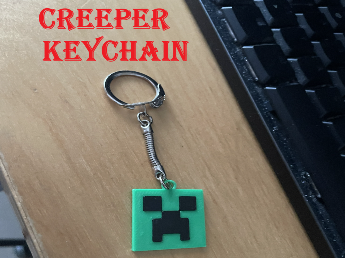 Creeper Keychain