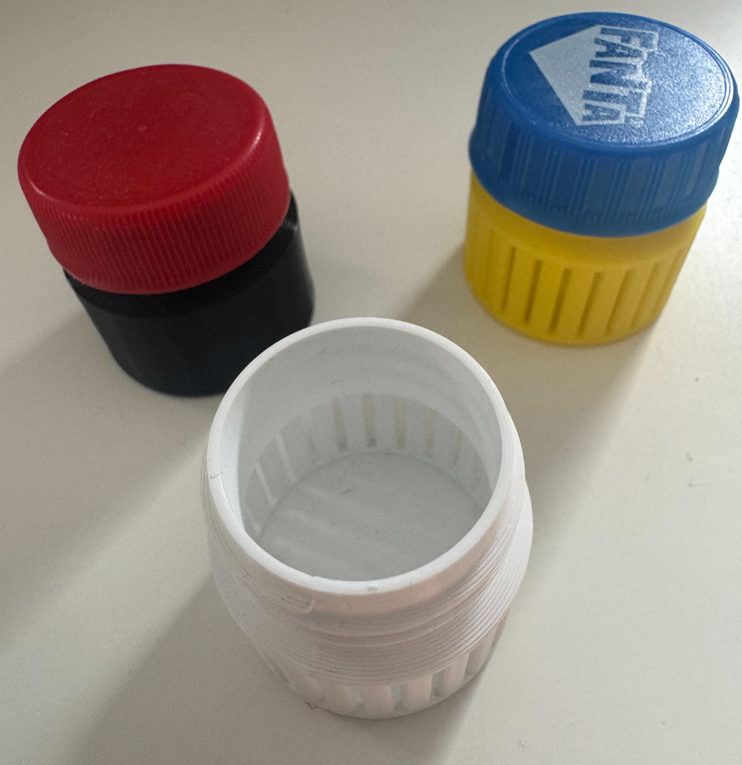 Mini Container for Bottle Caps