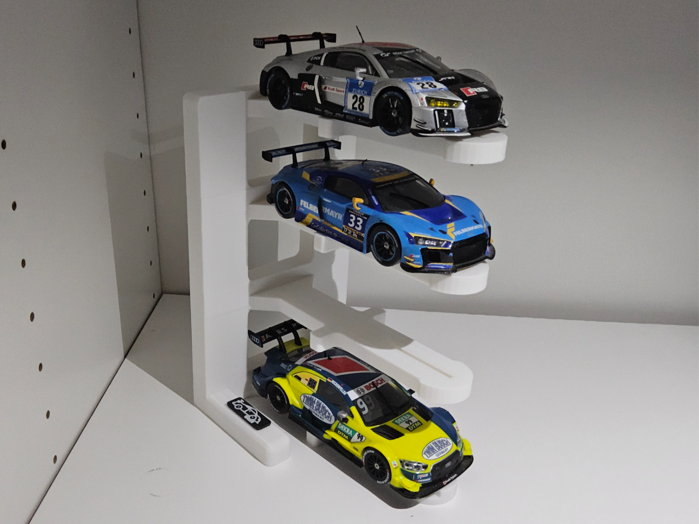 Carrera Slotcar Stand Shelf V2 132 white
