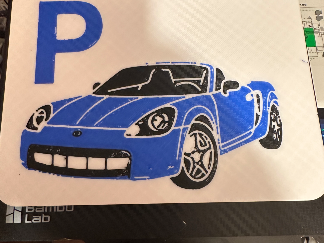 Toyota MR2 Spyder (W3) Parkschild