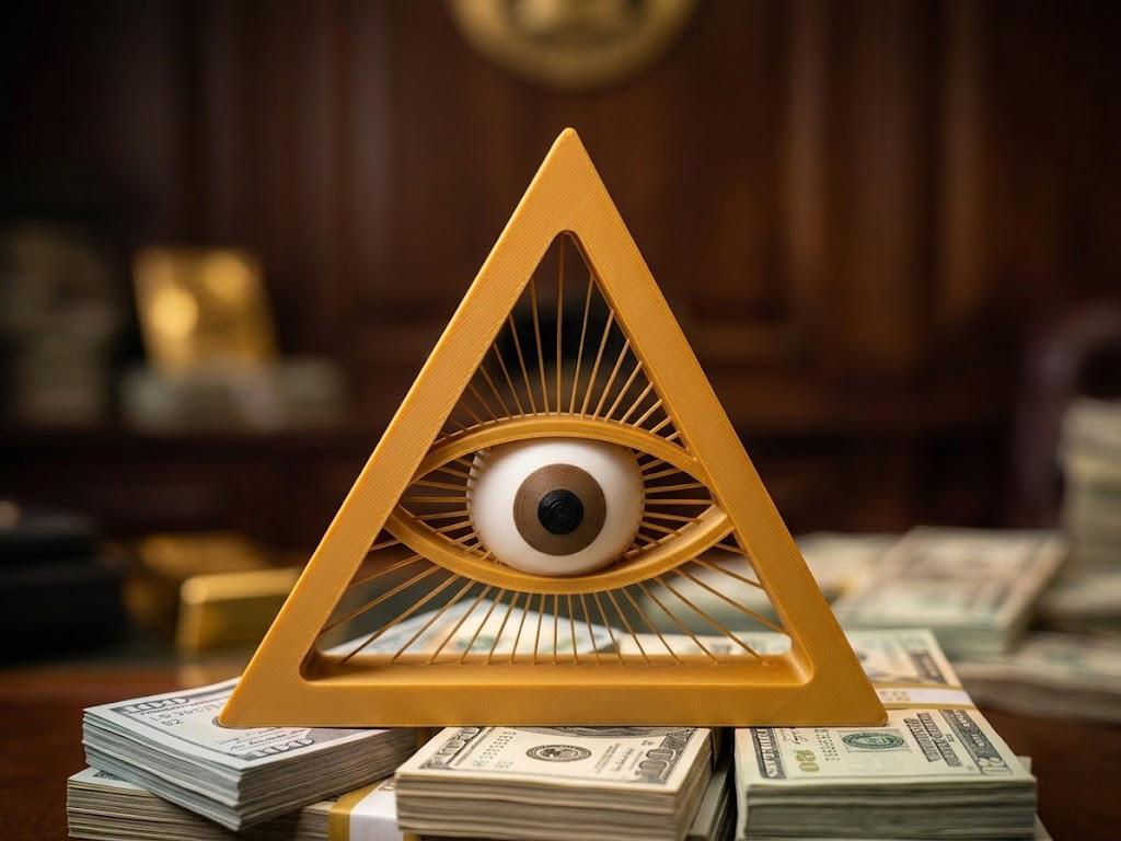 'Always-Watching' Illuminati Desk Buddy