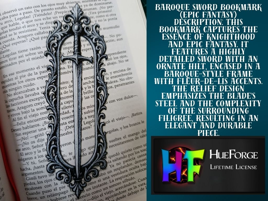 Baroque Sword Bookmark