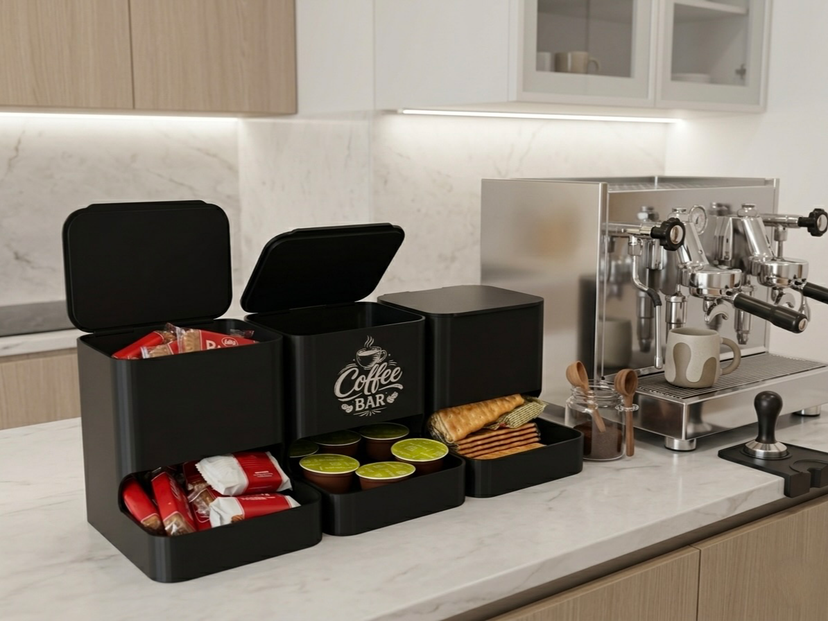 Coffee Bar Organizer - Capsule e Snack