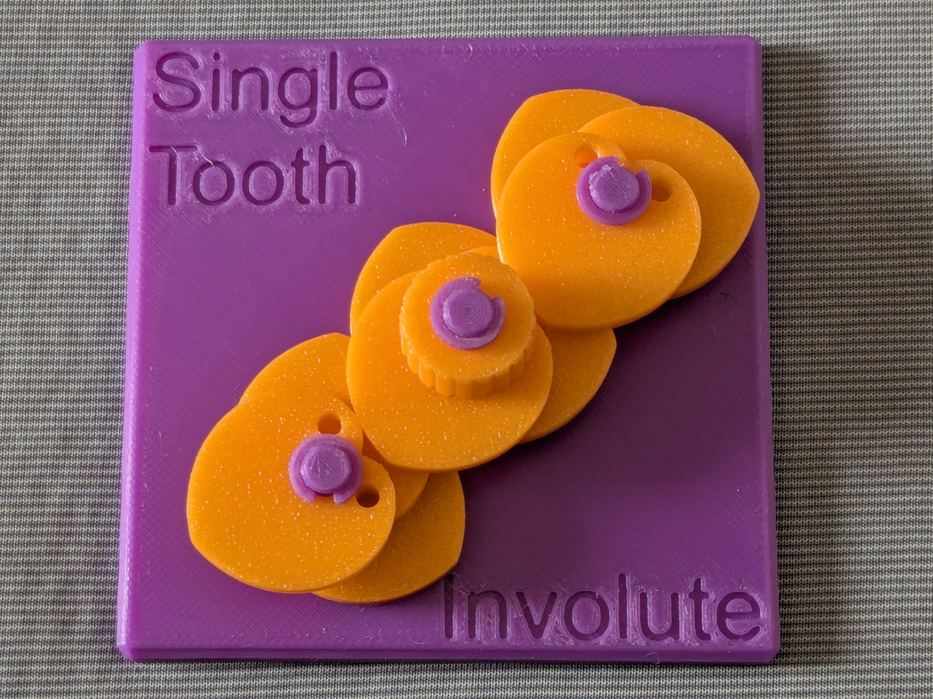 Single Tooth Involute gear - Educational model