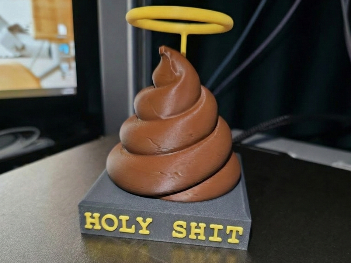 The "Holy Shit" Desk Ornament