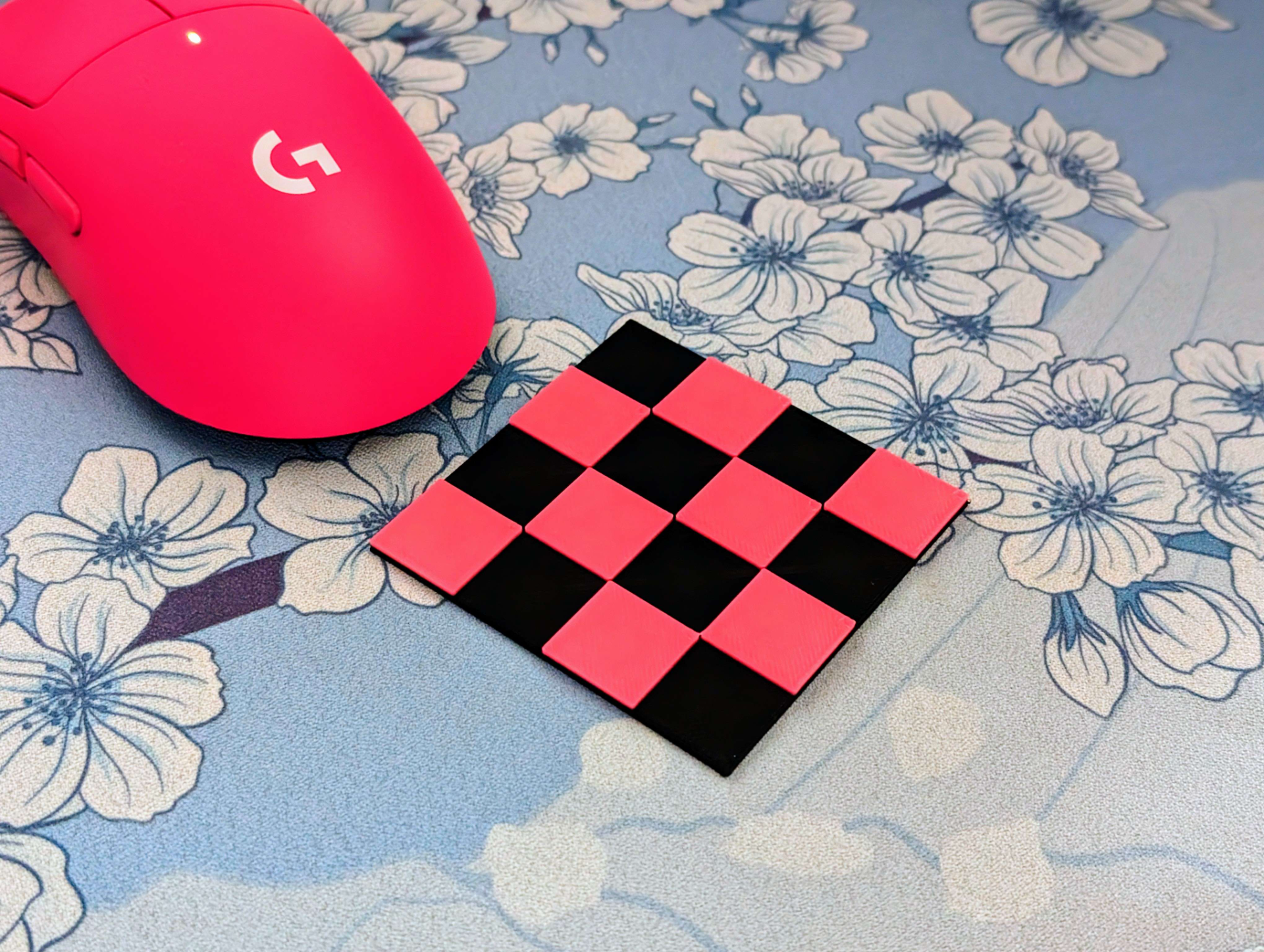 Checkerboard coaster