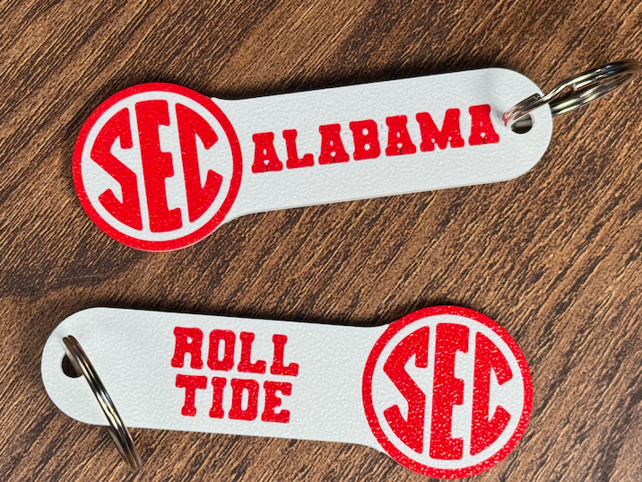 Alabama Crimson Tide SEC Football Keychain