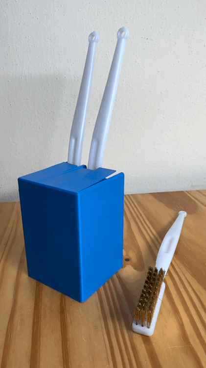 Wire Brush Box / Holder