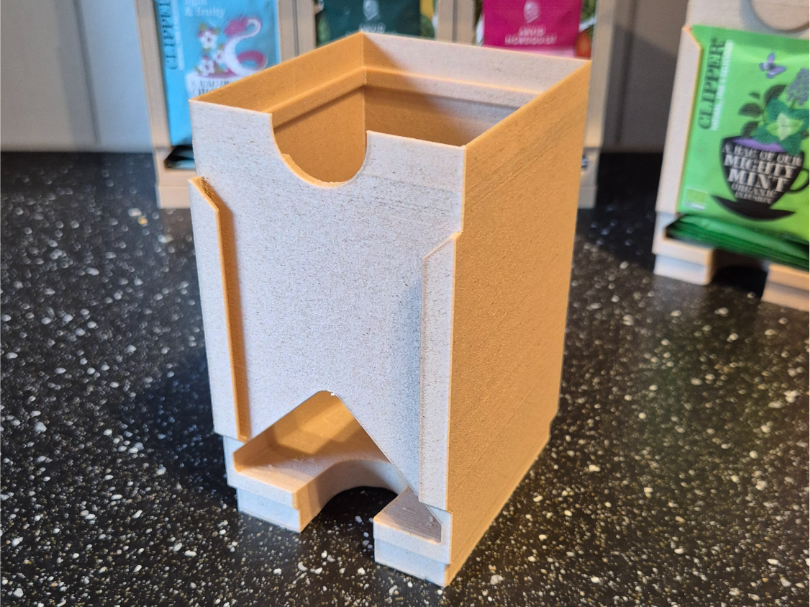 Stackable tea bag dispenser