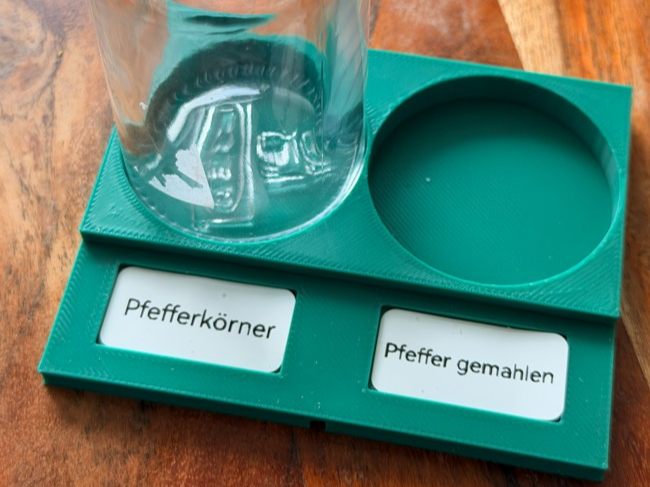 Gewürzhalter für GULDFISK Gläser (Ikea)