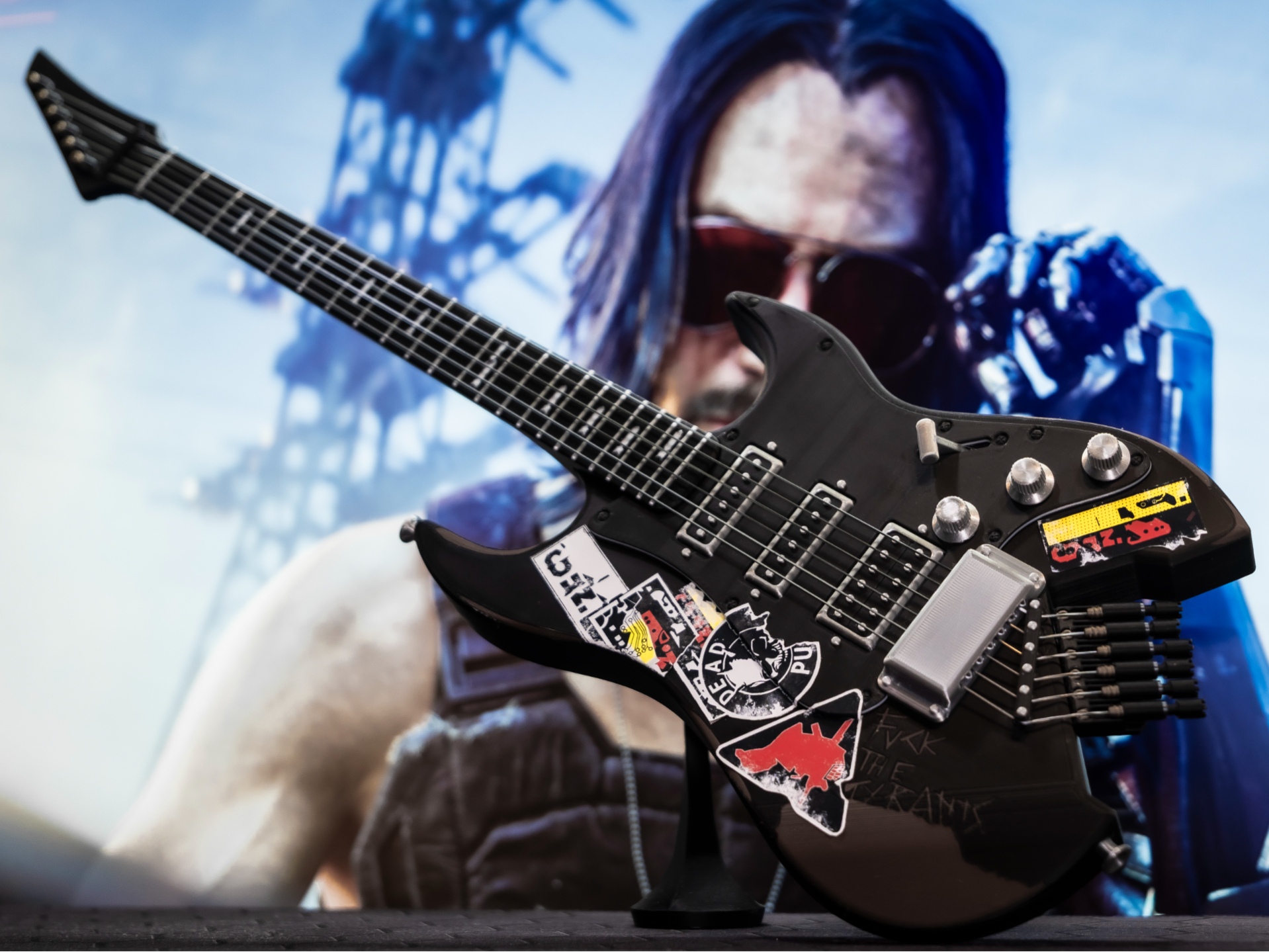 Johnny Silverhand Guitar - Cyberpunk 2077