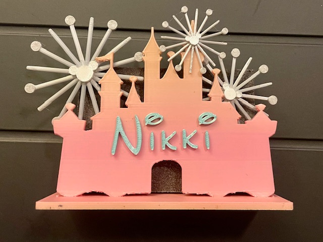 Princess Castle Name plate