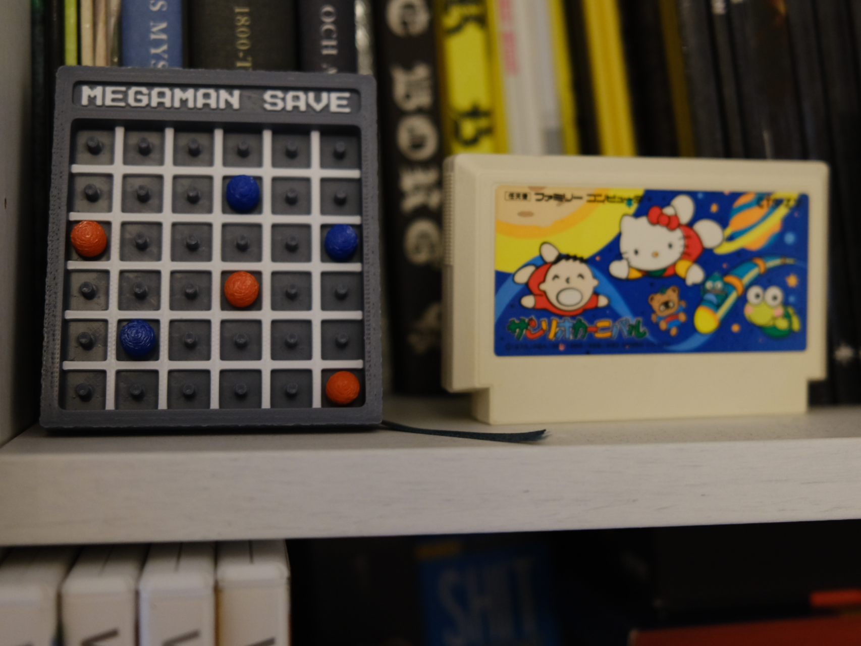 Megaman Password Pegboard