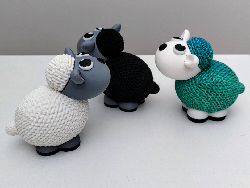 Knitted sheep