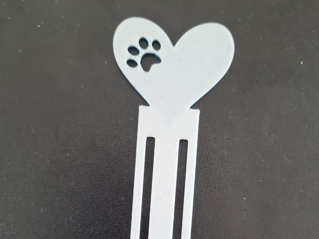 Heart Cat Paw Bookmark 3D Printing