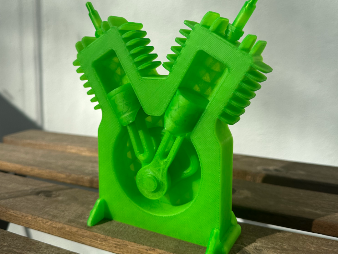 Mini V-Twin Engine Model