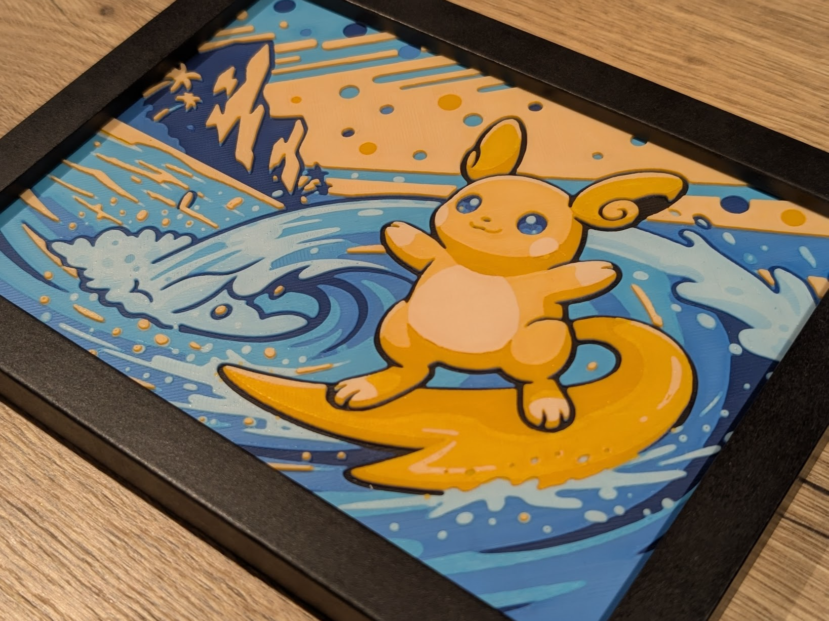 Alolan Raichu 7x5 Hueforge