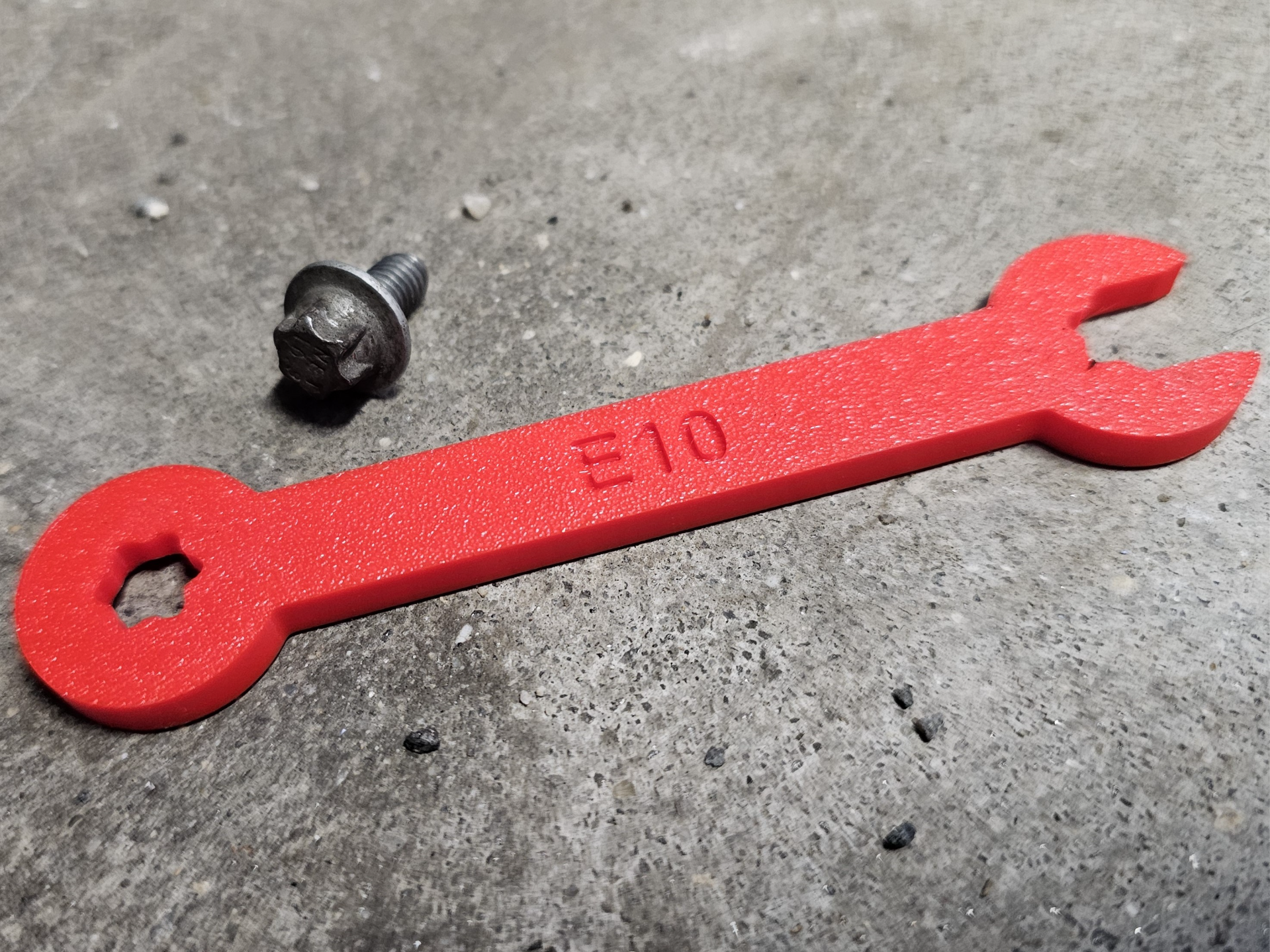 E10 E-Torx Combination Wrench and Finger Socket