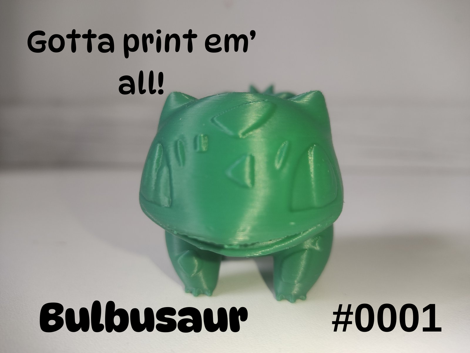 Bulbusaur singlecolor. #0001