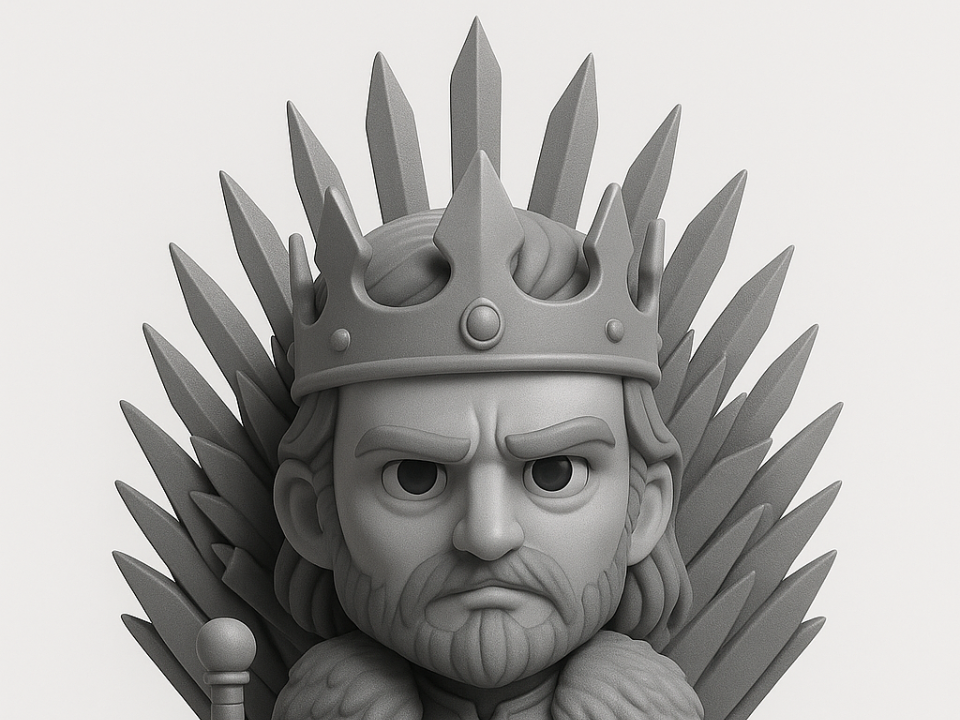 House of Stark Northern King Cartoon (Ed Stark)