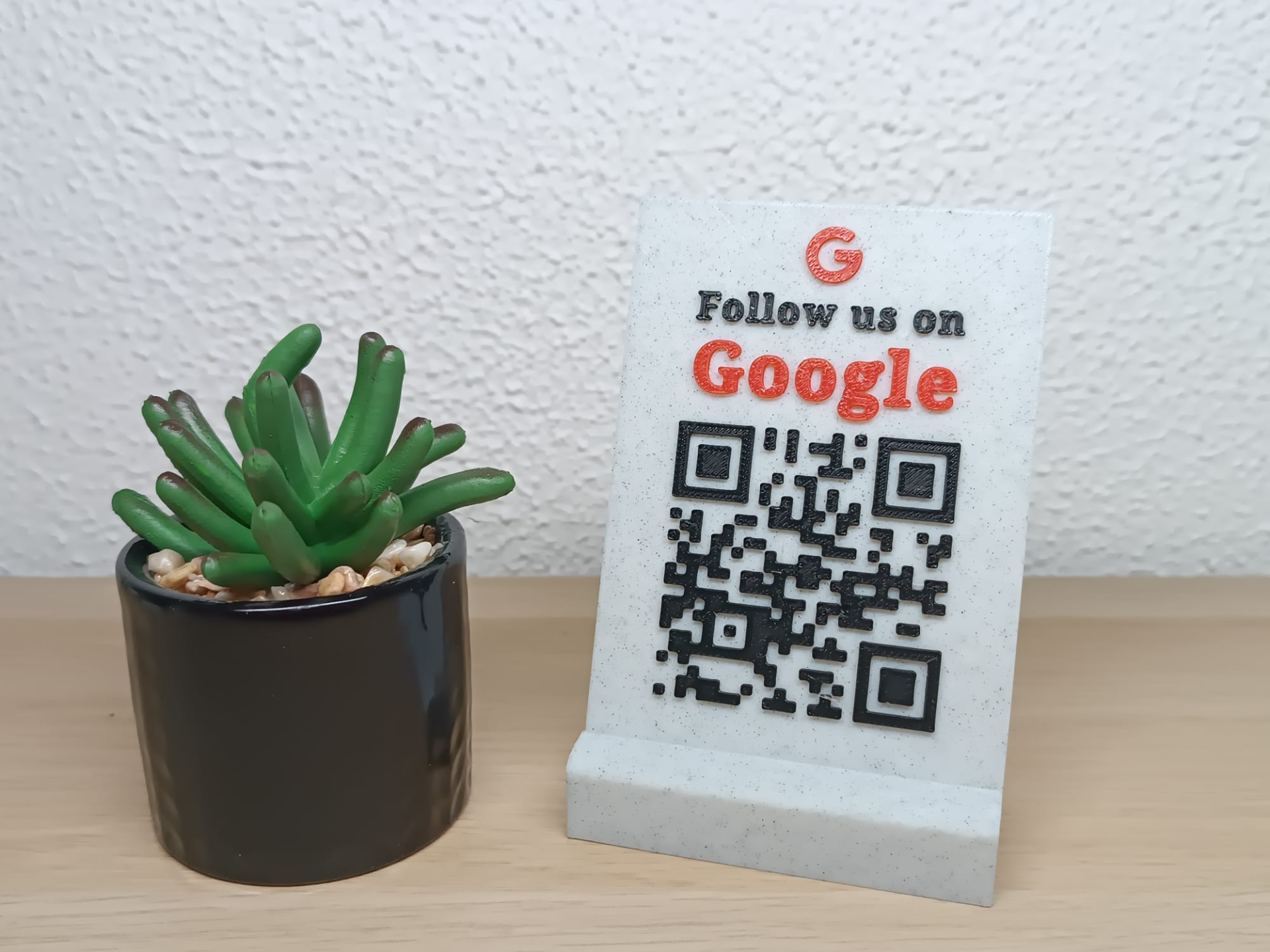 QR base for GOOGLE Review customize