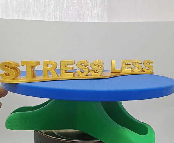 Ambigram Stress Less Drink More