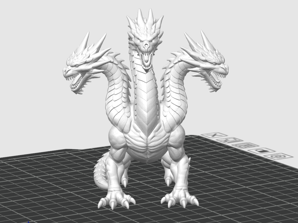 Hydra dragon massive figurine