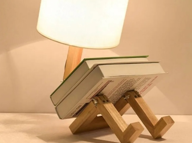 Sitting LED strip luminescent modern design lamp