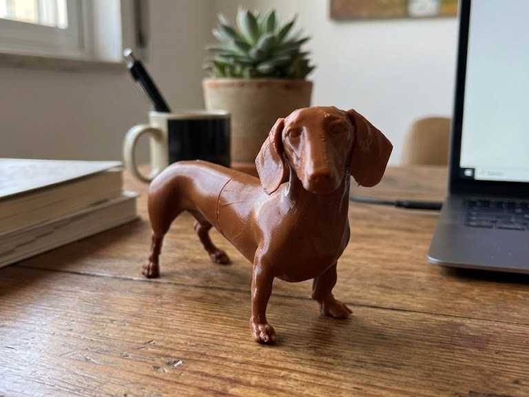 Adorable Dachshund Desk Buddy Montabile