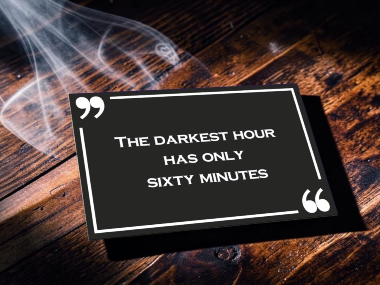 Empower Card - The darkest hour has only...