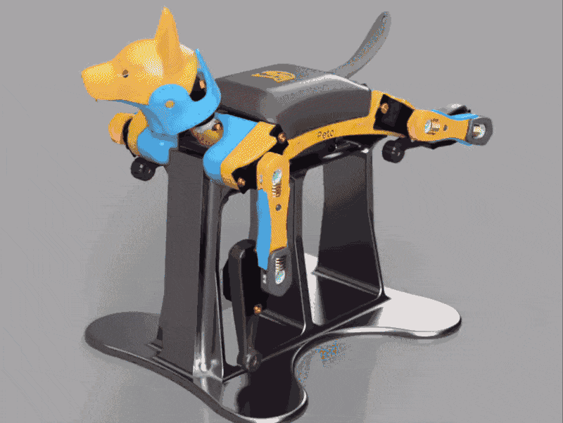Test stand for Petoi Bittle robotic dog