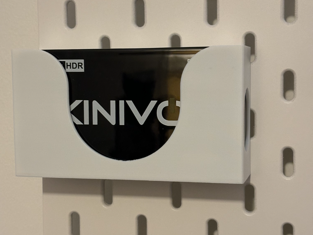 IKEA Skadis Sliding HDMI Switch Holder
