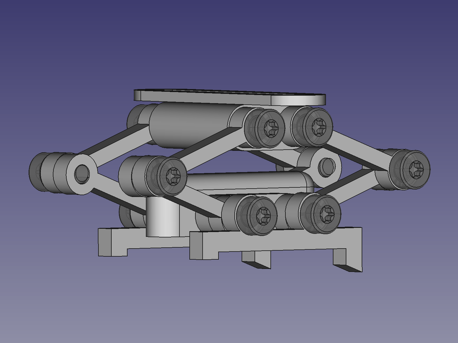 Pantograph for wooden Ellok Ge 6/6 RhB - v2