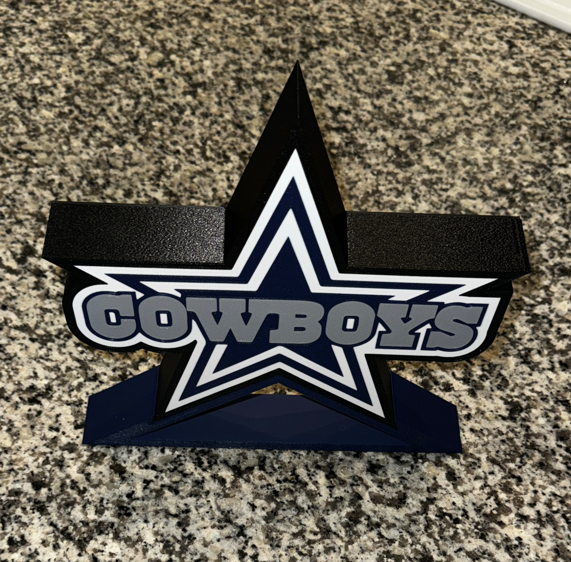 Dallas Cowboys Lamp Light Box LED Sign With Stand