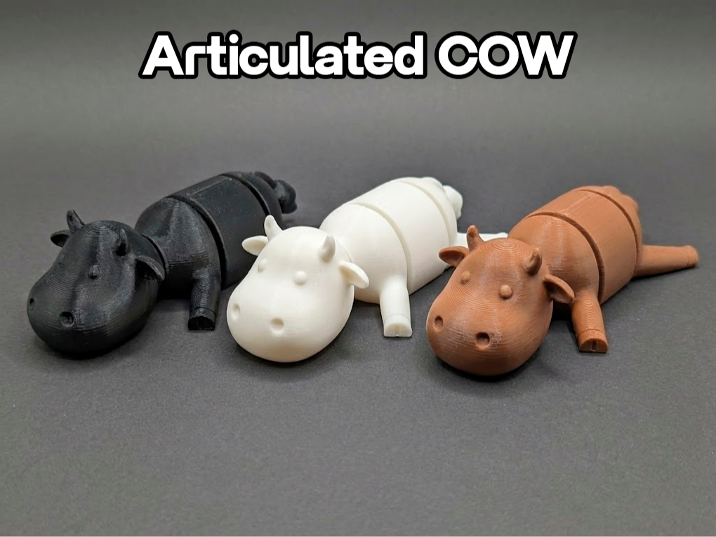 Articulated cow