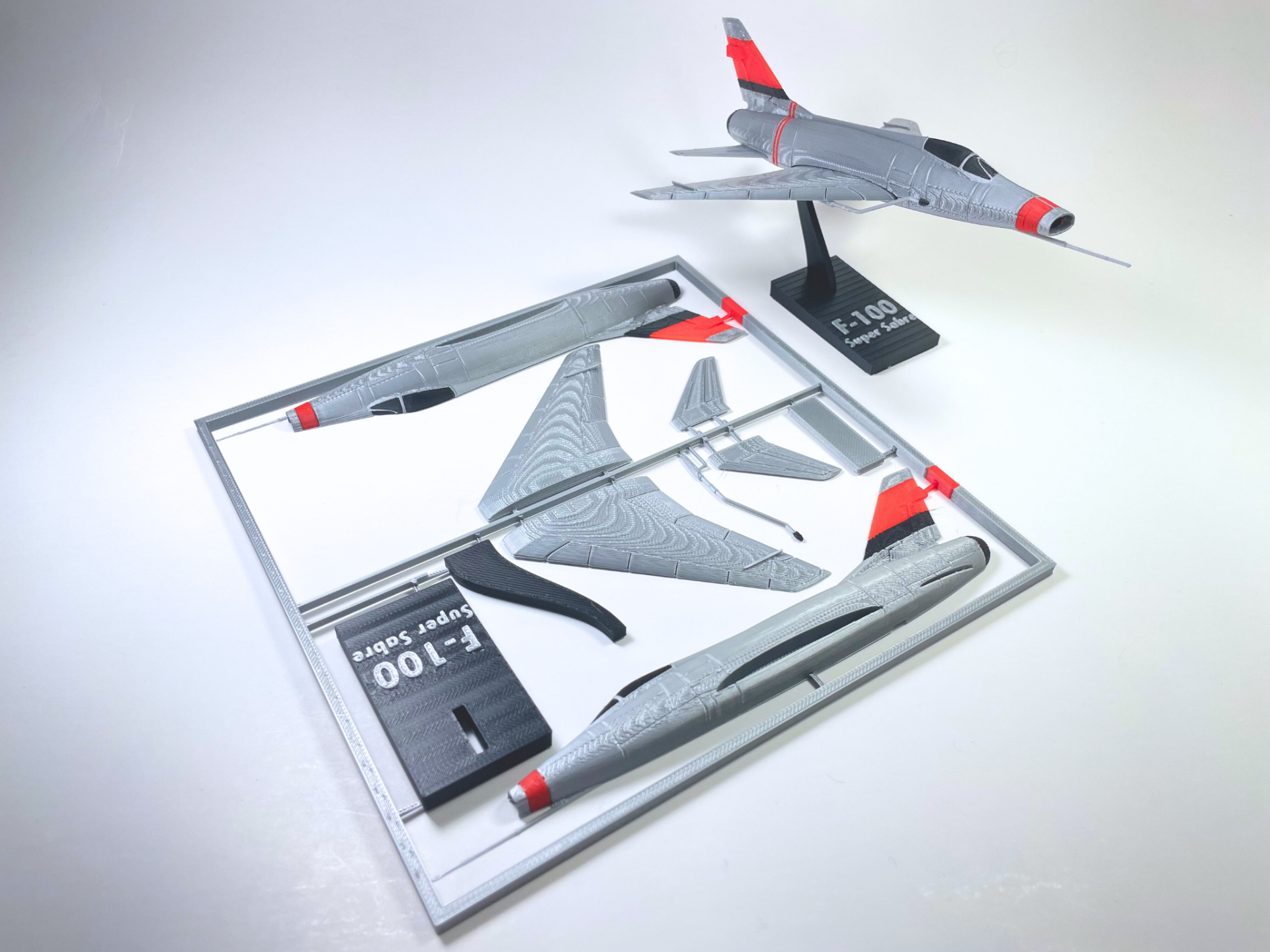 F-100 Super Sabre Kit Card