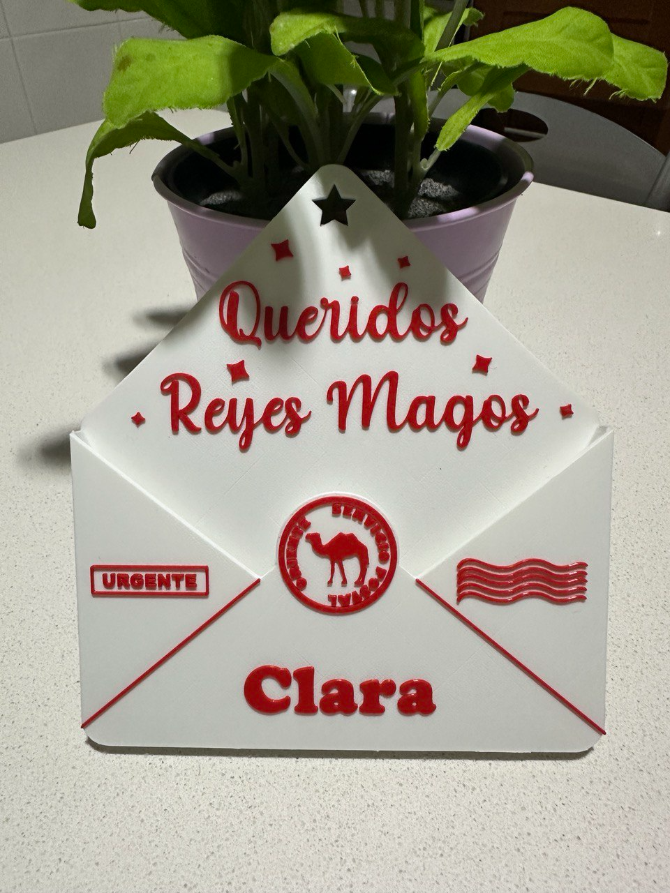 Carta reyes magos con nombre personalizable