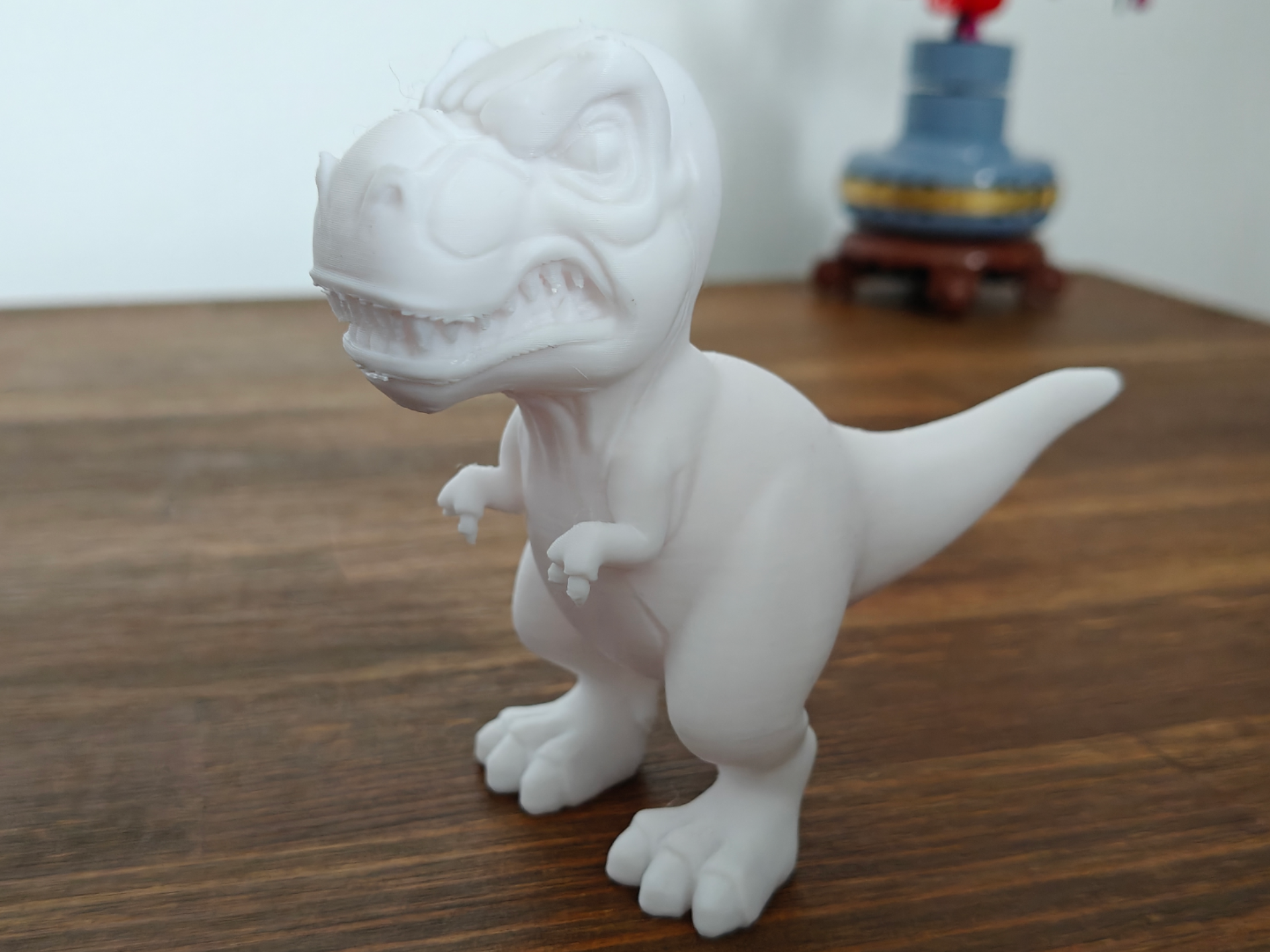 Cartoon Angry T-Rex Dinosaur 3D Printable Model