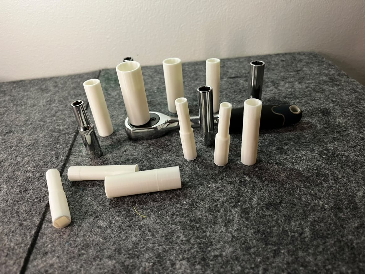 Ratchet Nutset INCH for 1/4 Ratchet