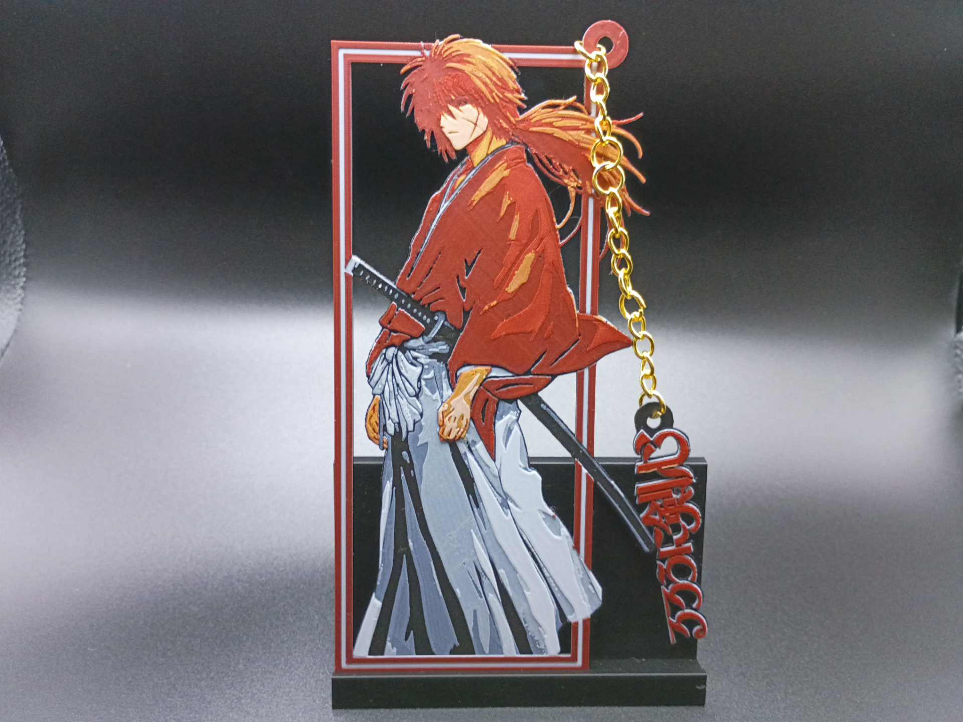 Rurouni Kenshin Bookmark Framed with Charm